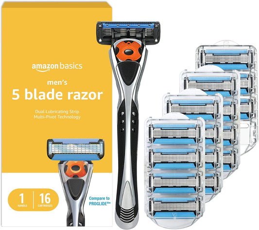 Amazon Basics 5-Blade Razor for Men