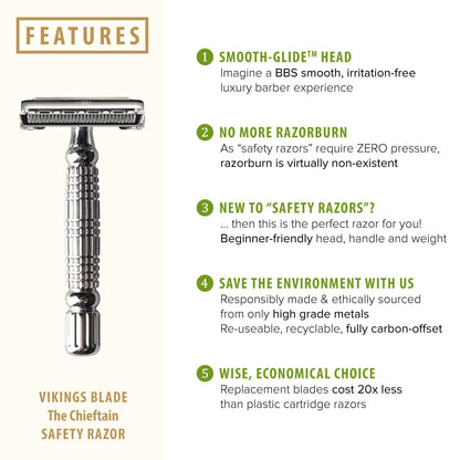 Vikings Blade "The Chieftain" Razor for Men