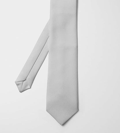 Sevenhead Satin Formal White Men's Tie