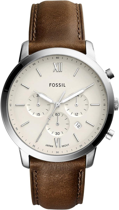 Fossil Neutra Herrenuhr mit Lederarmband