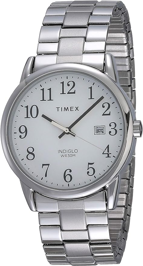 Timex Men's Easy Reader Watch with Metal Band