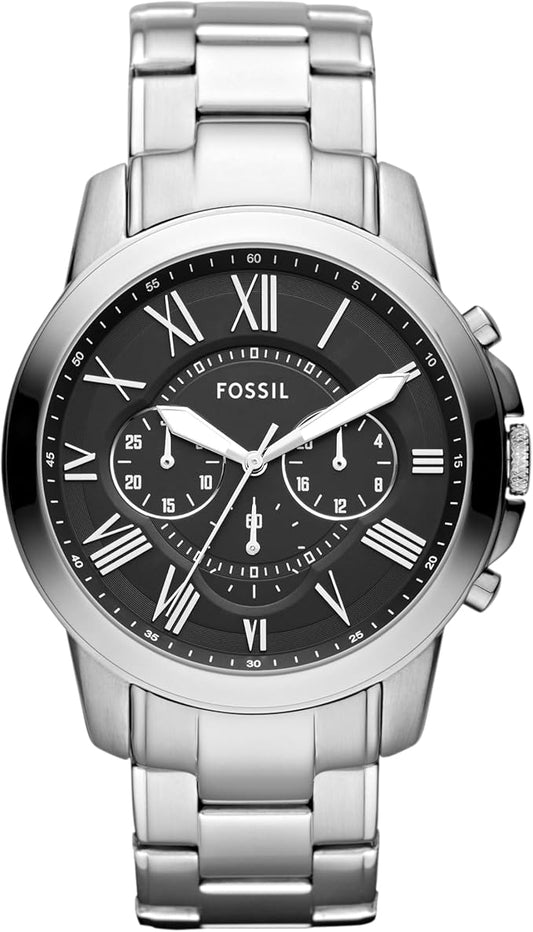 Fossil Grant Herrenuhr mit Metallarmband