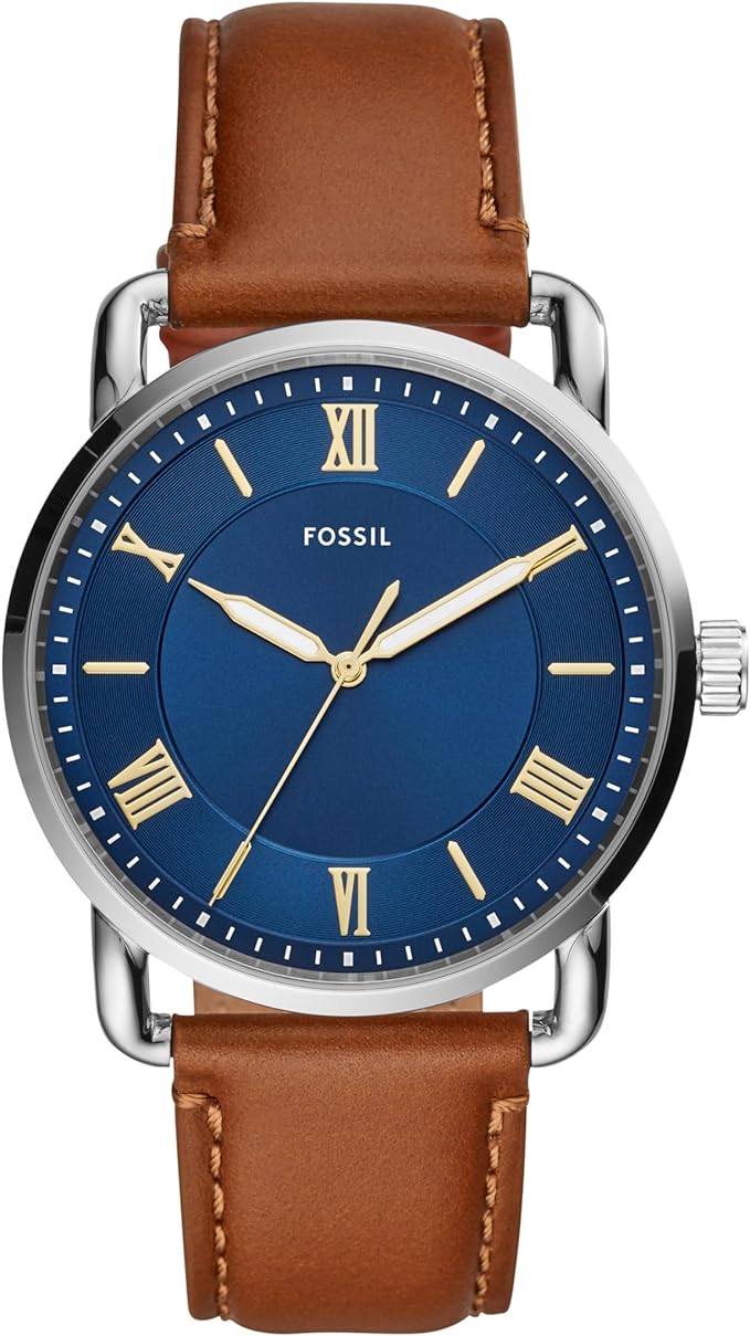 Fossil Copeland Herrenuhr mit Lederarmband