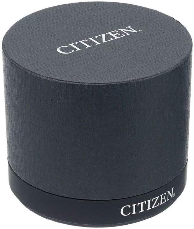 Citizen Analog Black Dial Men's Watch with Metal Band