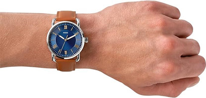 Fossil Copeland Men's Watch with Leather Band