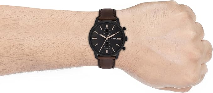 Fossil Townsman Men's Watch with Leather Band