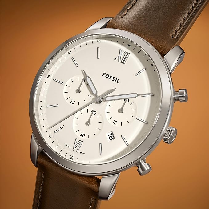 Fossil Neutra Men's Watch with Leather Band